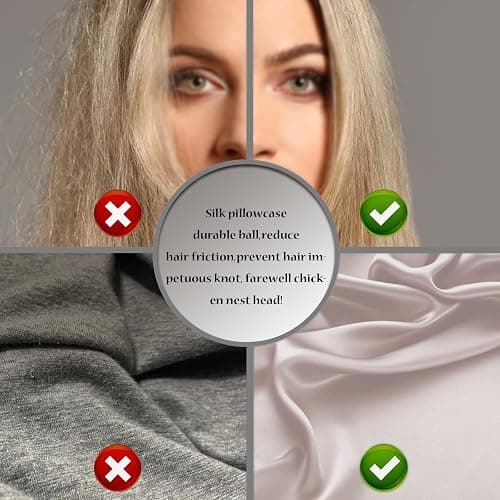 Mulberry Silk Pillowcase for Hair and Skin Standard Size 20"X 26" Pillow Case with Hidden Zipper Soft Breathable Smooth Cooling Silk Pillow Covers for Sleeping (Lotus Root Pink,Standard,1Pcs) thumbnail 5