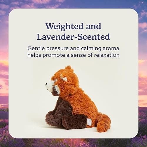 warmies Microwavable & Weighted Stuffed Animals, Red Panda - Heated Stuffed Animal Plushie for Warmth & Comfort - Cute Soft Plush Toys for Adults & Children (Boys, Girls, Babies & Toddlers) thumbnail 3