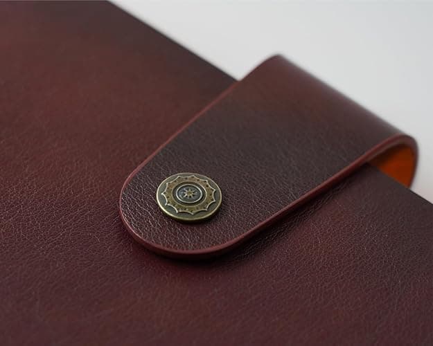 Adeerus Genuine Leather Photo Album 300 Pockets, 4x6 for 300 Photos, with 40 Writing Paper, Bookshelf Scrapbook for Travel Family Wedding Kids Graduation Baby Pictures, Wine Brown thumbnail 9