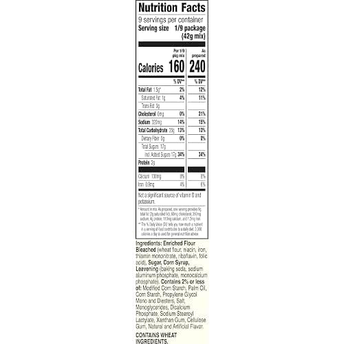 Betty Crocker Favorites Super Moist Vanilla Flavored Cake Mix, 13.25 oz (Pack of 12) thumbnail 2