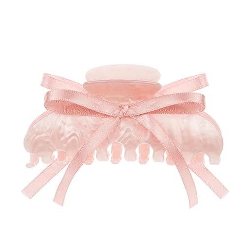 invisibobble - CLIPSTAR L Coquette Girl - Große Haarspange in Rosé mit hell-rosaner Schleife - Clip Claw für eleganten & femininen Look - Trendiger Look, sicherer Halt, gesundes Haar thumbnail 2