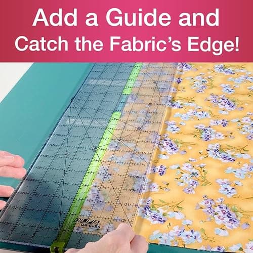 Guidelines4Quilting Quilt Ruler Upgrade Kit for 12 Inch and 24 Inch Rulers, Cut Accurate Strips and Squares Even in 1/8 Inch Increments with No Fabric Waste, Non-Slip, Left-Hand Friendly, Made in USA thumbnail 3