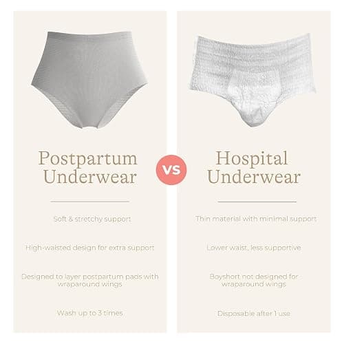 Lansinoh Peace of Mind Leak Protection & Postpartum Kit, 28-Piece Labor and Delivery Essentials with Disposable Underwear, M-L Maternity Pads and Waterproof Bed Mats, Postpartum Essentials thumbnail 5