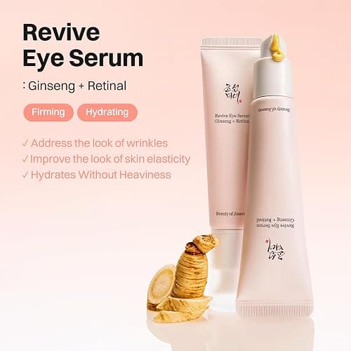 Beauty of Joseon Revive Eye Serum with Retinal Niacinamide Correction for Puffy Eye Bags Fine Lines Dark Circles Wrinkles, Korean Skin Care 30ml, 1.01 fl.oz thumbnail 2