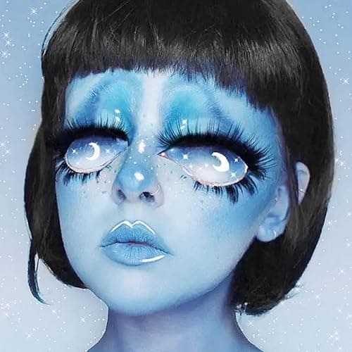 MEICOLY Light Blue Face Body Paint,Pale Baby Blue Face Paint Sadness for Halloween Corpse Bride Avatar Smurf Sally Cosplay Makeup,2.37Oz Large Tube Washable Body Paint for Adult and Kids thumbnail 6