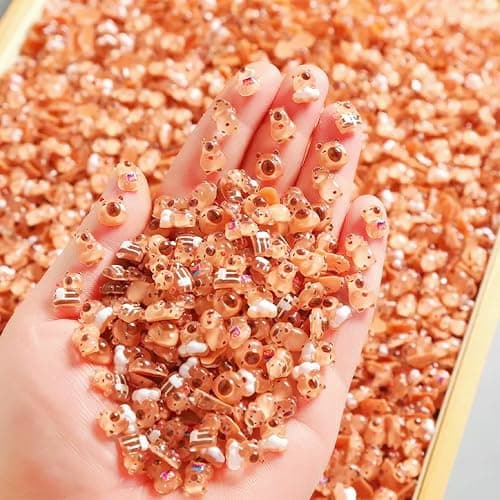 100PCS Mini Capybara Decor Resin Tiny capybaras for Crafts Micro Miniature Capybara for Fairy Garden Dollhouse Micro Landscaping Decoration - Image 1