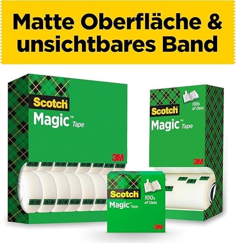 Scotch Schwarzer Schuh-Tischabroller + Scotch Magic Klebeband, 1 Rolle, 19 mm x 8,89 m thumbnail 9