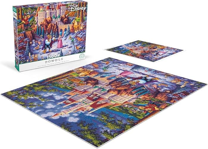 Ceaco - Disney - Dowdle - Beauty & The Beast Finding Love - 1500 Piece Jigsaw Puzzle thumbnail 4