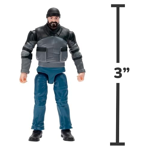 Stranger Things Eleven and Hopper 2-Pack - Two 4-Inch Articulated Action Figures with Accessories thumbnail 2