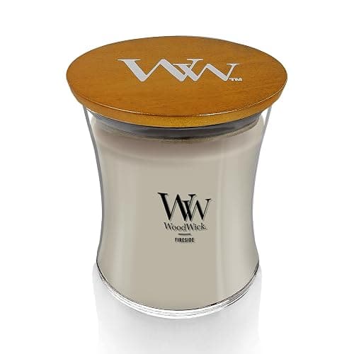 WoodWick Medium Hourglass Candle Fireside Scent Premium Soy Blend Wax Crackles as it Burns Perfect for Gifting 9.7oz thumbnail 4