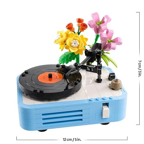 LEGO Creator 3in1 Record Player with Flowers Building Toy - Rebuilds Into a Radio Model or Microphone - Music Toys for 8+ Year Old Girls & Boys - Creative Gift Idea - 31172 thumbnail 3