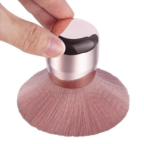 Vaincre Nail Art Dust Powder Remover Brush, Soft Nail Art Dust Cleaner Brush for Acrylic Application and Makeup(Pink) thumbnail 2