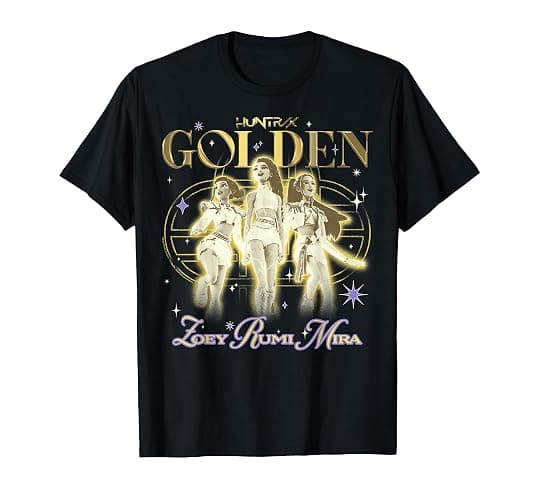 Kpop Demon Hunters Halloween Huntrix Golden Zoey Rumi Mira T-Shirt - Image 1