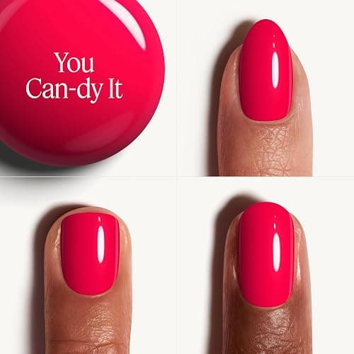essie Gel Couture Nail Polish, Long Lasting Pink Nail Polish, Vegan, You Can-dy It, 0.46 fl oz thumbnail 2