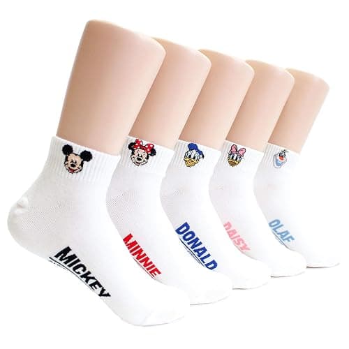 evei Animation Character Cartoon Series Collection Women's Original Socks (D55_5 pairs) - Image 1