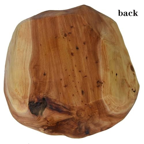 JFFLYIT Creative Wood Bowl Root Carved Bowl Handmade Natural Real Wood Candy Serving Bowl (9"-10") thumbnail 4