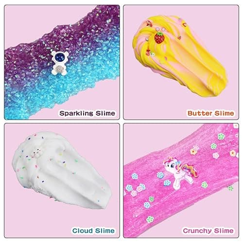 13 Pack Crunchy Slime kit,DIY Butter Slime,Stress Relief Toys,Craft Toy, for Girl and Boys Party Favors,Easter Basket Fillings thumbnail 3