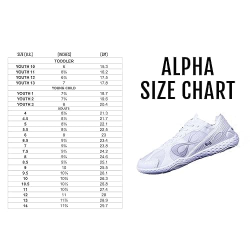 Nfinity Cheer Shoes - Alpha White Sneakers for Women - Lightweight Breathable Shoes for Women - Comfortable Womens Athletic Shoes - Versatile and Flexible Womens Walking Shoes thumbnail 7