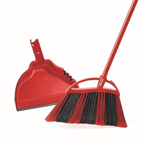 Vileda One Sweep Broom with Step-On Dustpan | Catches Over 99% of Dust & Dirt | Indoor Broom thumbnail 3
