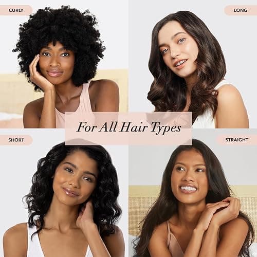 Kitsch Satin Heatless Hair Curler Set - Heatless Curls Overnight, Hair Rollers for Soft Curls & Frizz-Free Styling, No Heat Curlers To Sleep in, Curling Rod Headband with 2 Scrunchies - Ivory - 05 Ivory thumbnail 6