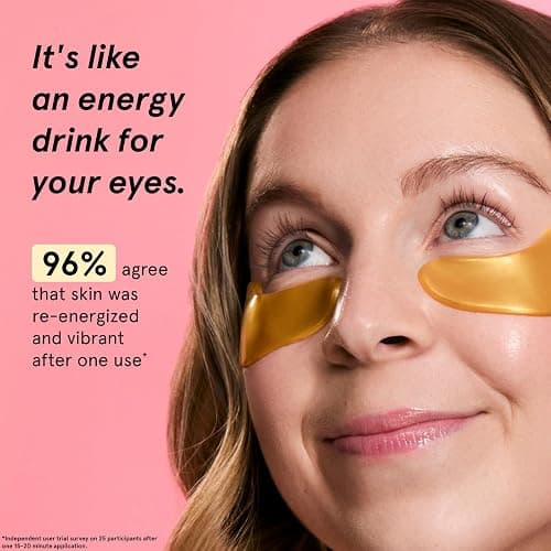 grace & stella Award Winning Eye Patches for Puffy Eyes | Birthday Gifts for Women - Under Eye Mask for Dark Circles & Undereye Bags - Gifts for Mom - Vegan Self Care (24 Pairs, Gold) thumbnail 2