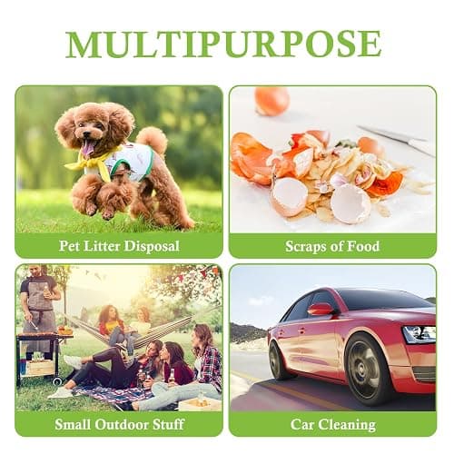 1.3 Gallon 100 Counts (fit 1.3-1.5 Gal) Mini Drawstring Trash Bags Garbage Bags by RayPard, 4-5L Small Plastic Trash Can Liner fit 1,1.2-1.5 Gal Waste Basket for Home Office Kitchen Bathroom, White thumbnail 7