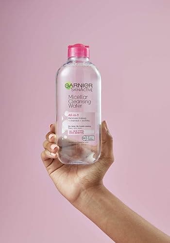 Garnier Micellar Water, Hydrating Facial Cleanser & Makeup Remover, Suitable for Sensitive Skin, Vegan, Cruelty Free, 13.5 Fl Oz (400mL), 1 Count thumbnail 9
