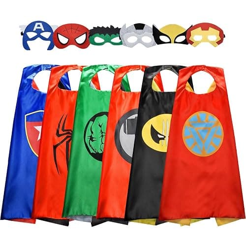 Roko Toys for 3-10 Year Old Boys, Superhero Capes for Kids Dress up Costumes Party Supplies Present Chistmas Gifts Stocking - Image 1