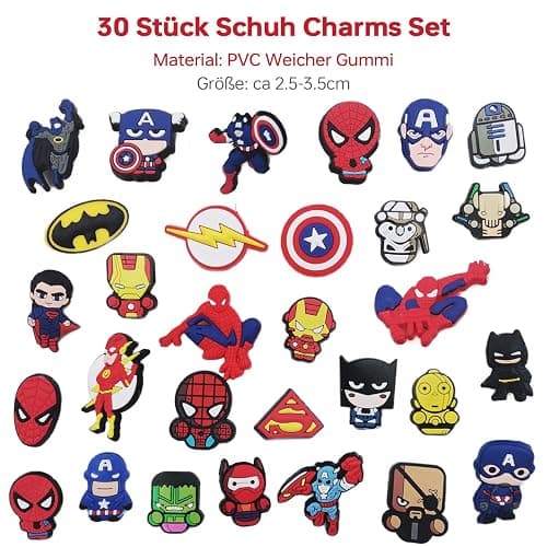 Oirigaga Schuh Charms für Clogs, DIY Schuhanstecker Schuhanhänger, Cartoon Anime Schuh Pins Stecker Aufstecker Anstecker Set, Abnehmbare PVC Shoe Dekoration Zubehör für Kinder Jugendliche Erwachsene thumbnail 2