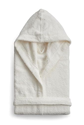 Jalla Happycolor 100% Cotton Bath Robe - Natural - Size Small/Medium - 360 gsm, Soft, Absorbent & Lightweight Robe for Home Comfort thumbnail 2