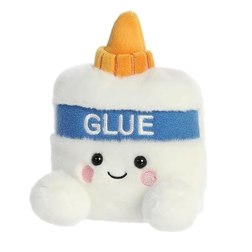 Aurora® Adorable Palm Pals™ Gooey Glue™ Stuffed Animal - Fun Collectible Plush for Kids and Adult Collectors - Perfect for Decorating Rooms and Birthday Gifts - White 5 Inches thumbnail 6