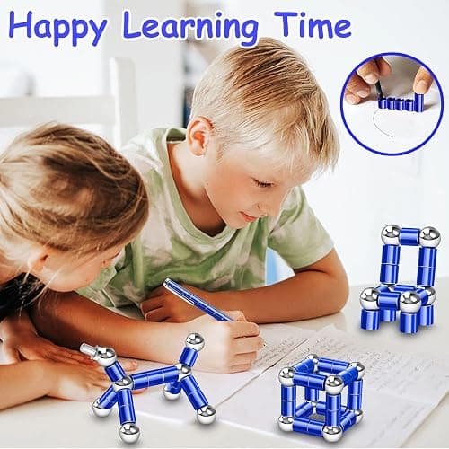 Magnetic Fidget Pen Toys for Teens- Unique Birthday Gifts for Young Men Fun Gifts for Teenage Boys Novelty Christmas Stocking Fillers Gadget for 8 10 11 12 13 14 15 Year Old Boy Engineer Gifts - Blue thumbnail 4