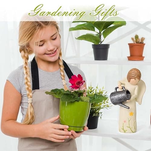 Loyzcy Gardening Gifts for Women, Garden Gift for Gardeners Woman | Garden Gifts for Mom, Sisters, Friends, New Home Gift Ideas, Unique Sculpted Hand-Painted Figurine thumbnail 2