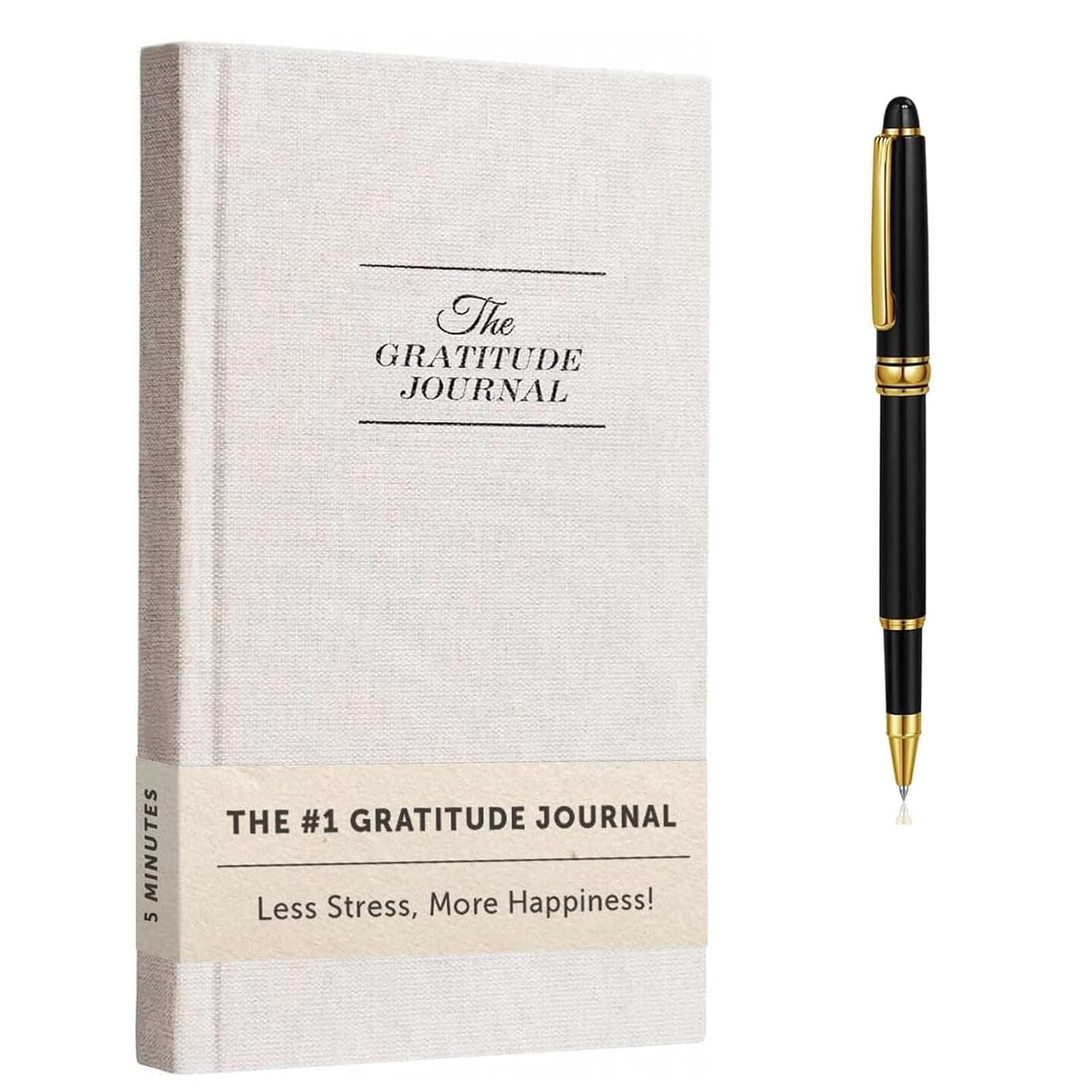 Spardar Diario de Gratitud, Gratitude Journal Guía para Mujer y Hombre, Libreta Ejecutiva para Universidad u Oficina - Image 1