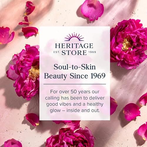 HERITAGE STORE Rosewater & Glycerin Hydrating Facial Mist - Dry Combination Skin Care - Rose Water Spray w/Vegetable Glycerine, Made Without Dyes or Alcohol, Hypoallergenic, Vegan, Cruelty Free, 12oz thumbnail 3