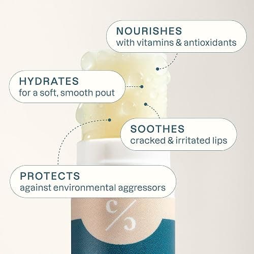 Cliganic Organic Lip Balm Set (6 Flavors) - 100% Natural Hydrating, Moisturizing for Dry Cracked Lips, Stocking Stuffer Gift for Men & Women thumbnail 3