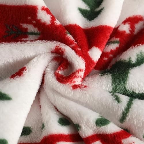 Christmas Pajama Pants for Women Fleece Elastic Waist Wide Leg Lounge Pants | Soft,Cotton Blend,Christmas Print,Sleep Pants,Warm,Winter,Relaxed Fit,Christmas,Lounge Pajama Outfits with Pockets thumbnail 2