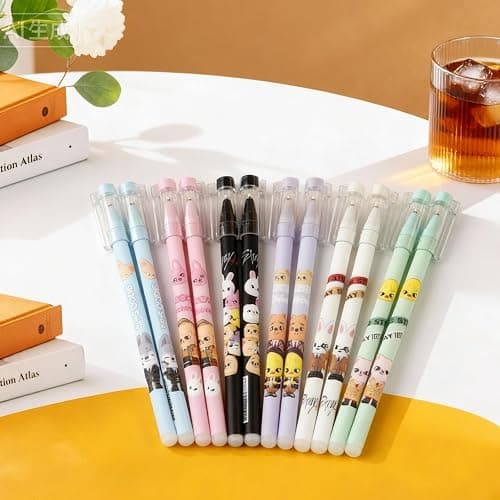 12PCS Stray-zoo Pens Cute Cartoon Ballpoint Gel Pen Smooth Writing Office Supplies for Stay Fans Gifts thumbnail 5
