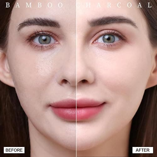 Teenitor 800 Counts Oil Blotting Papers for Face, Bamboo Charcoal Oil Absorbing Sheets for Oily Skin, Oil Blotting Sheets for Face, Oil Absorbent Pads Blotter Paper, Oil Face Wipes Large 10cmx7cm thumbnail 4