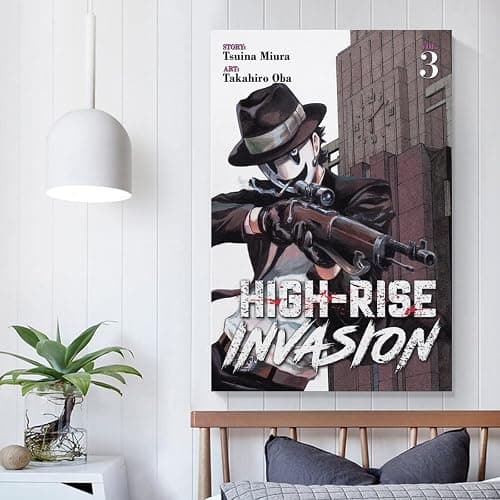 Anime Poster High-Rise Invasion Art Poster Art Poster Canvas Painting Decor Wall Print Photo Gifts Home Modern Decorative Posters Framed/Unframed 08x12inch(20x30cm) thumbnail 5