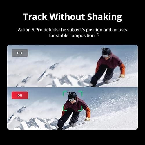 DJI Osmo Action 5 Pro Standard Combo, Waterproof Action Camera with 1/1.3" Sensor, 4K/120fps Video, Subject Tracking, Stabilization, Dual OLED Touchscreens, Action Camera 4K Ideal for Sports, Vlog - Standard Combo thumbnail 3