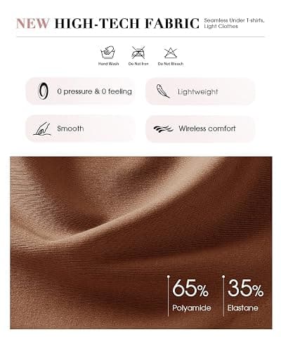 Women’s Plus Size Full Coverage Wireless Bras Supportive Wide Strap Comfort Bra for Sagging Breasts No Back Fat Minimizer Bra thumbnail 5