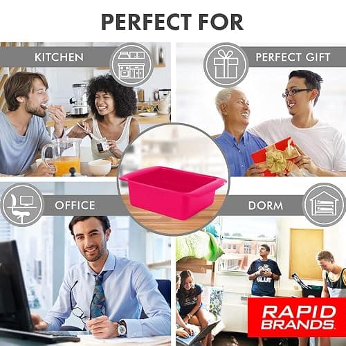 Rapid Ramen Cooker | Microwavable Cookware for Instant Ramen | BPA Free and Dishwasher Safe | Perfect for Dorm, Small Kitchen or Office | Pink, 1-Pack thumbnail 6