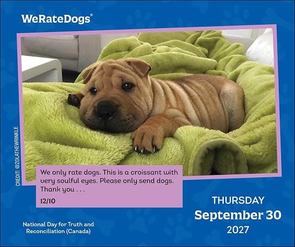 WeRateDogs 2027 Day-to-Day Calendar thumbnail 6