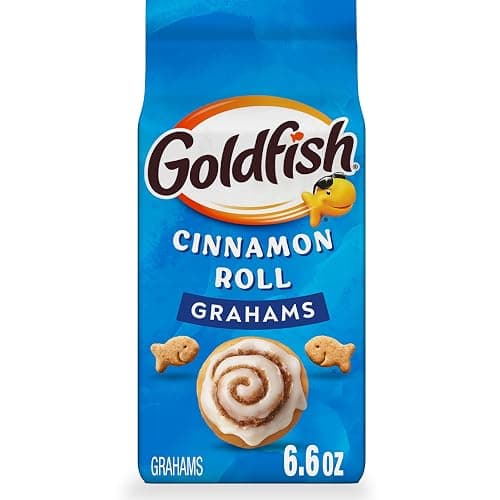 Goldfish Grahams Cinnamon Roll Baked Snack Crackers, 6.6 Oz Bag - Image 1