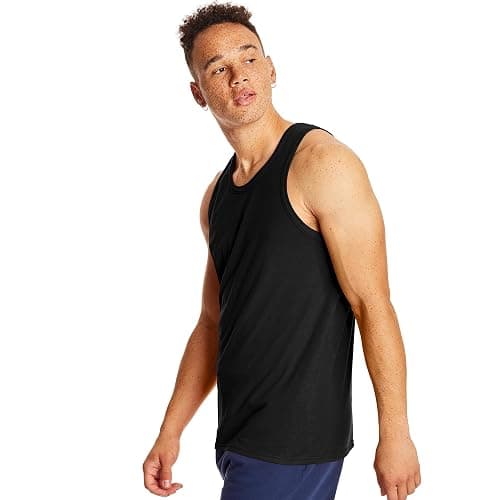 Hanes Men’s Performance Tank, X-Temp Moisture-Wicking Tank Top, Solid Colors, 2-Pack thumbnail 6