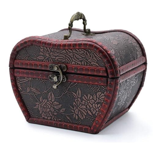 Wooden chest / Box ~ Apple Design ~ 1920's Style ~ Jewellery Box thumbnail 5