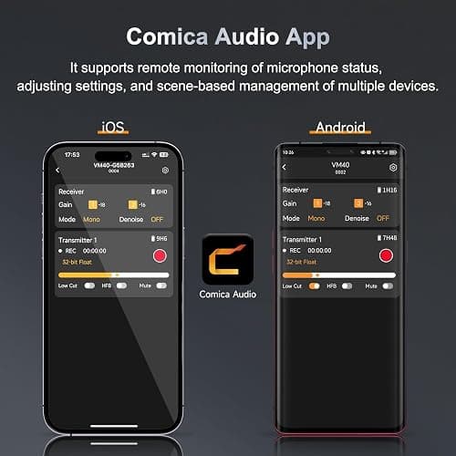 COMICA VM40 Shotgun Microphone – 48kHz/32-bit Float Recording, Wired & Wireless Modes, 32GB Onboard Storage – Compatible with Canon, Nikon, Sony Cameras & Camcorders for YouTube, Interviews & Filming thumbnail 7