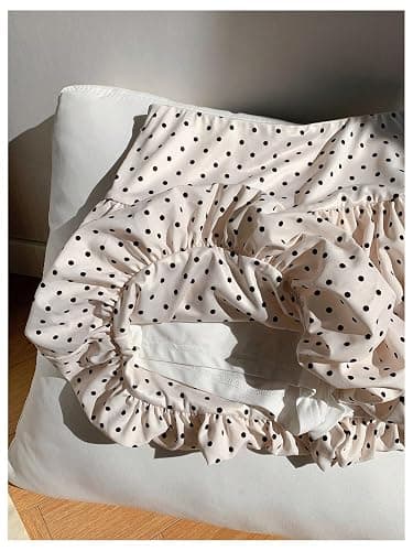 Milumia Women's Polka Dots Short Bubble Skirt Low Waist Ruffle Hem Mini Shirts thumbnail 2