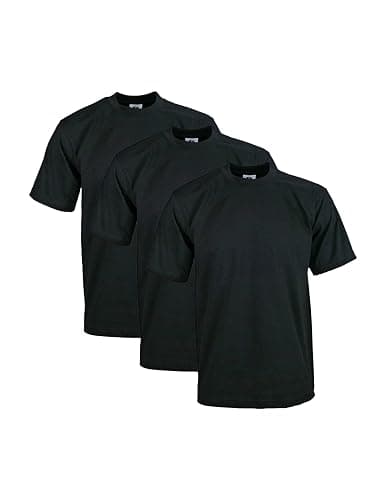 Pro Club Men's 3-Pack Heavyweight Cotton Short Sleeve Crew Neck T-Shirt - Image 1